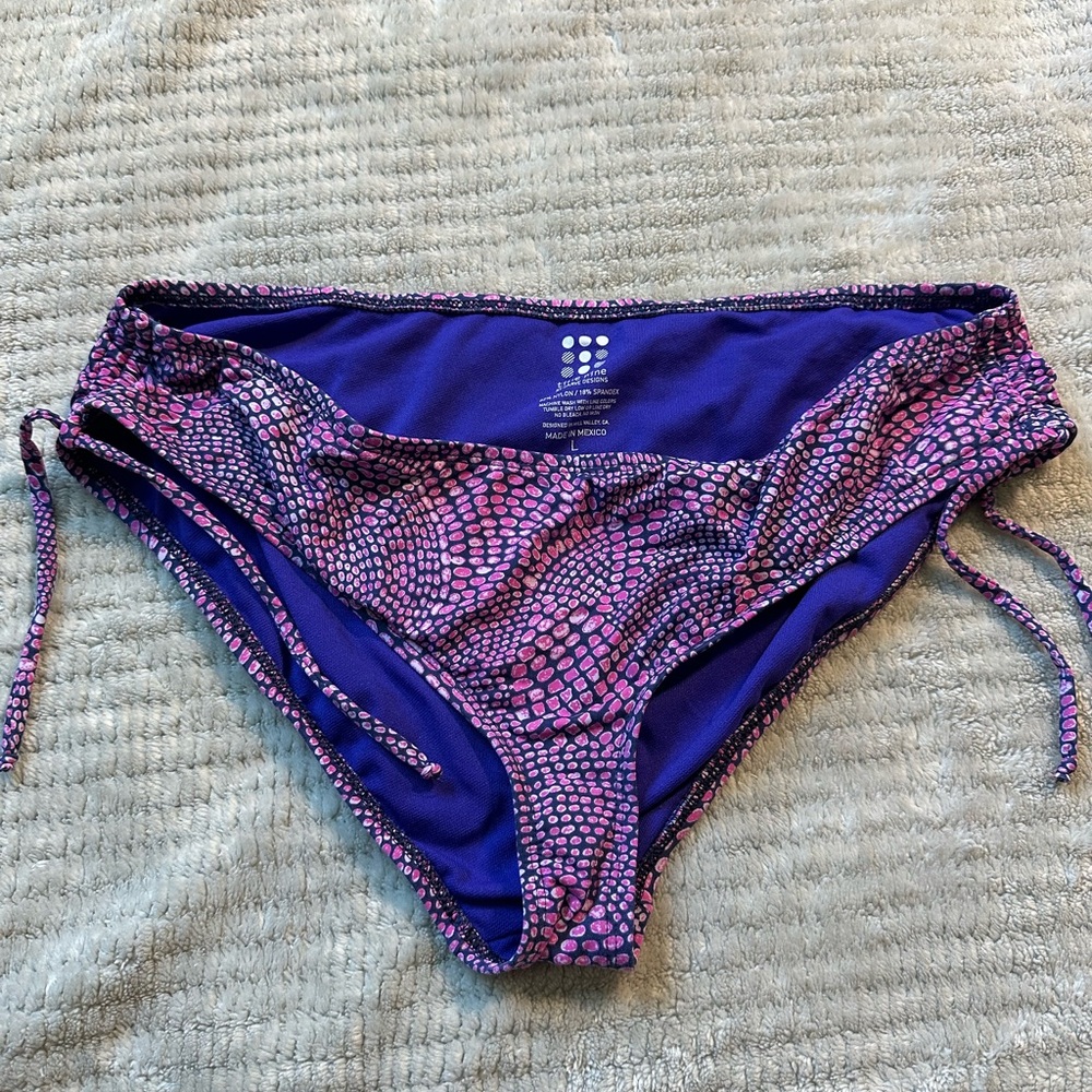 Title nine Purple and Pink Bikini Swimwear